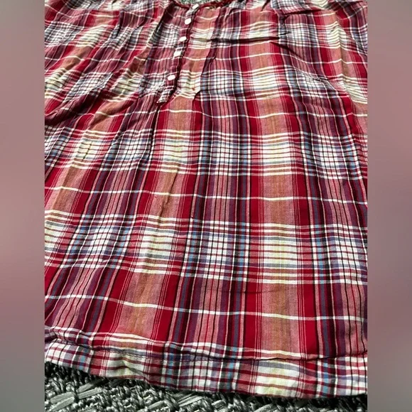 Ardene | Pink Plaid Lightweight Tank - Picture 6 of 13